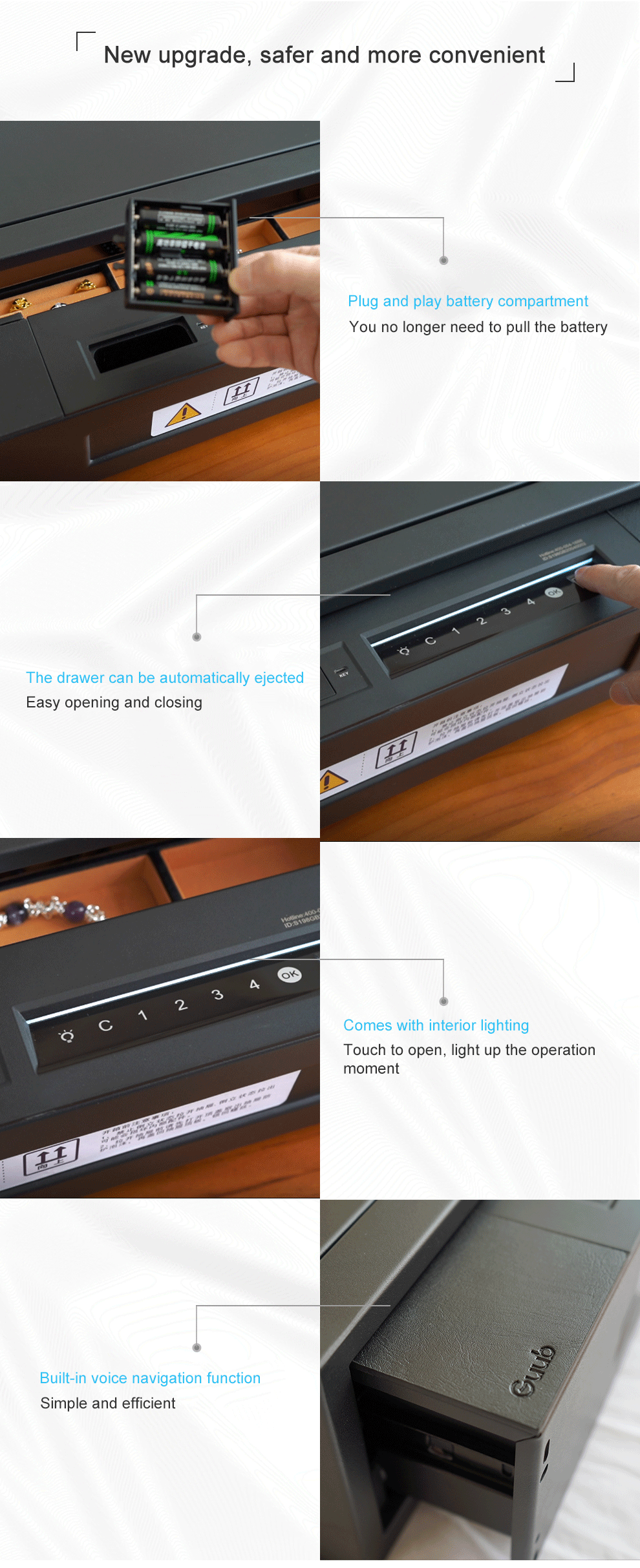 Electronic digital code lock  drawer S198(3)