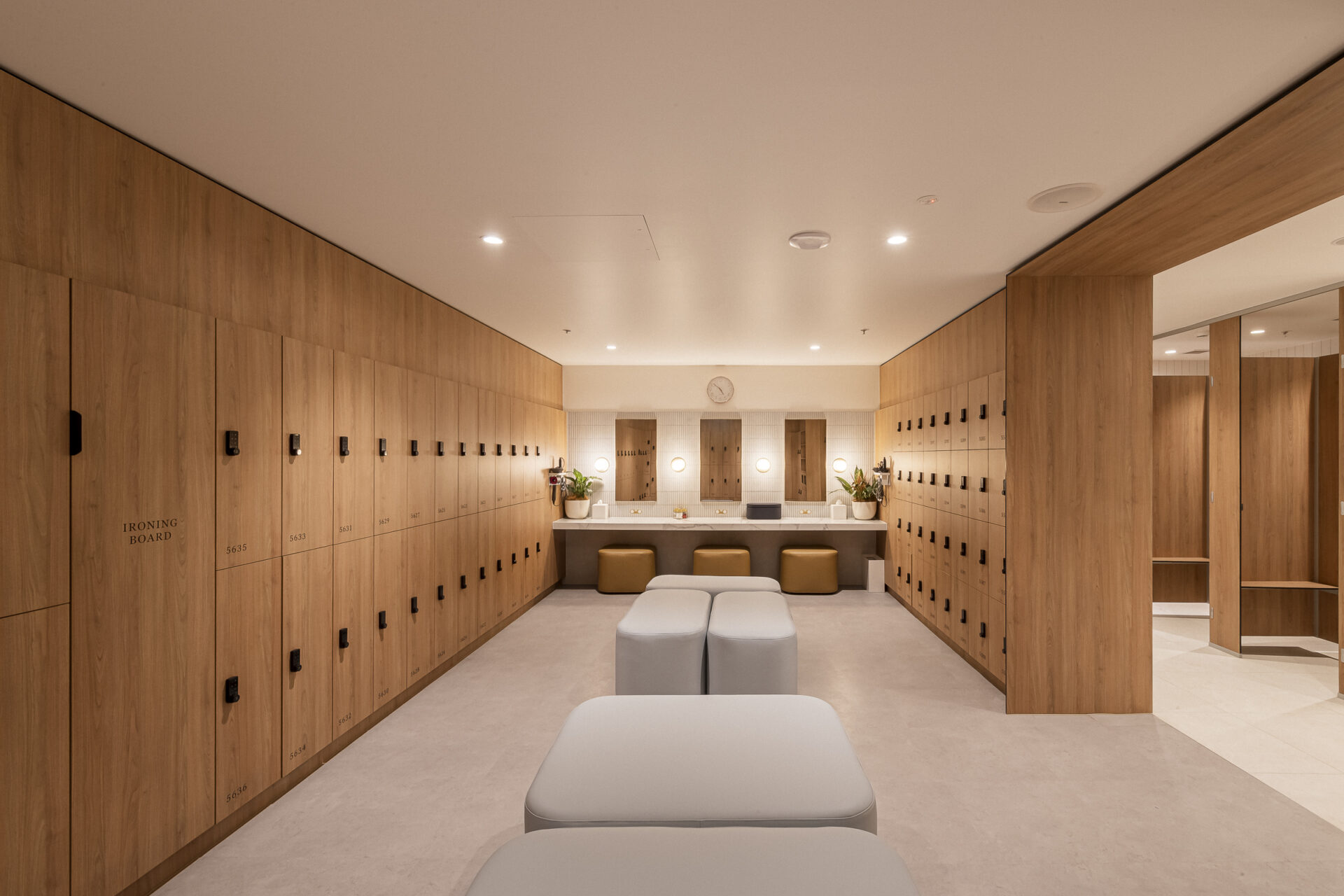 Fitness locker room lock