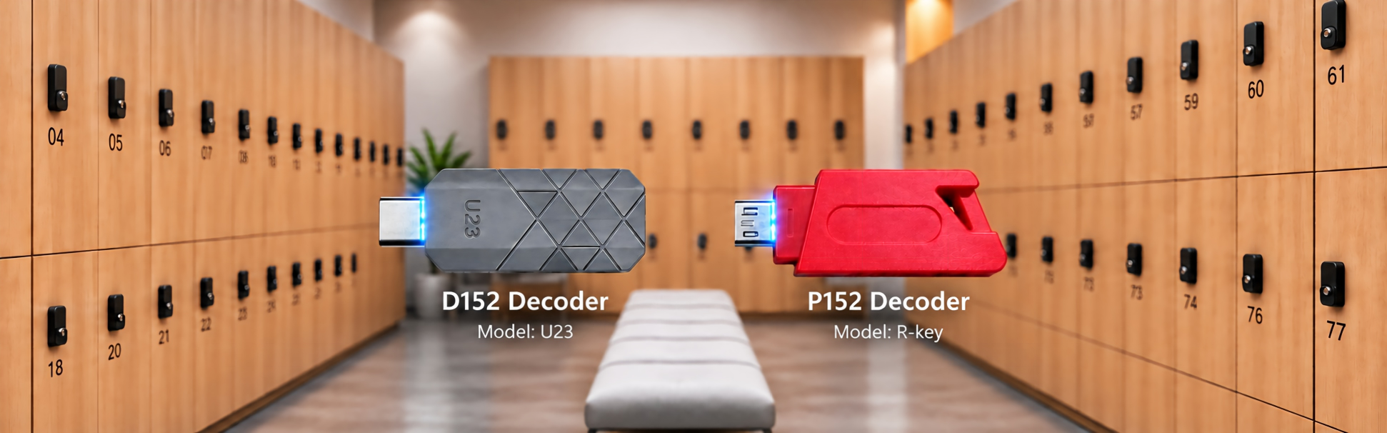 D152 and P152 decoders for digital locker lock management