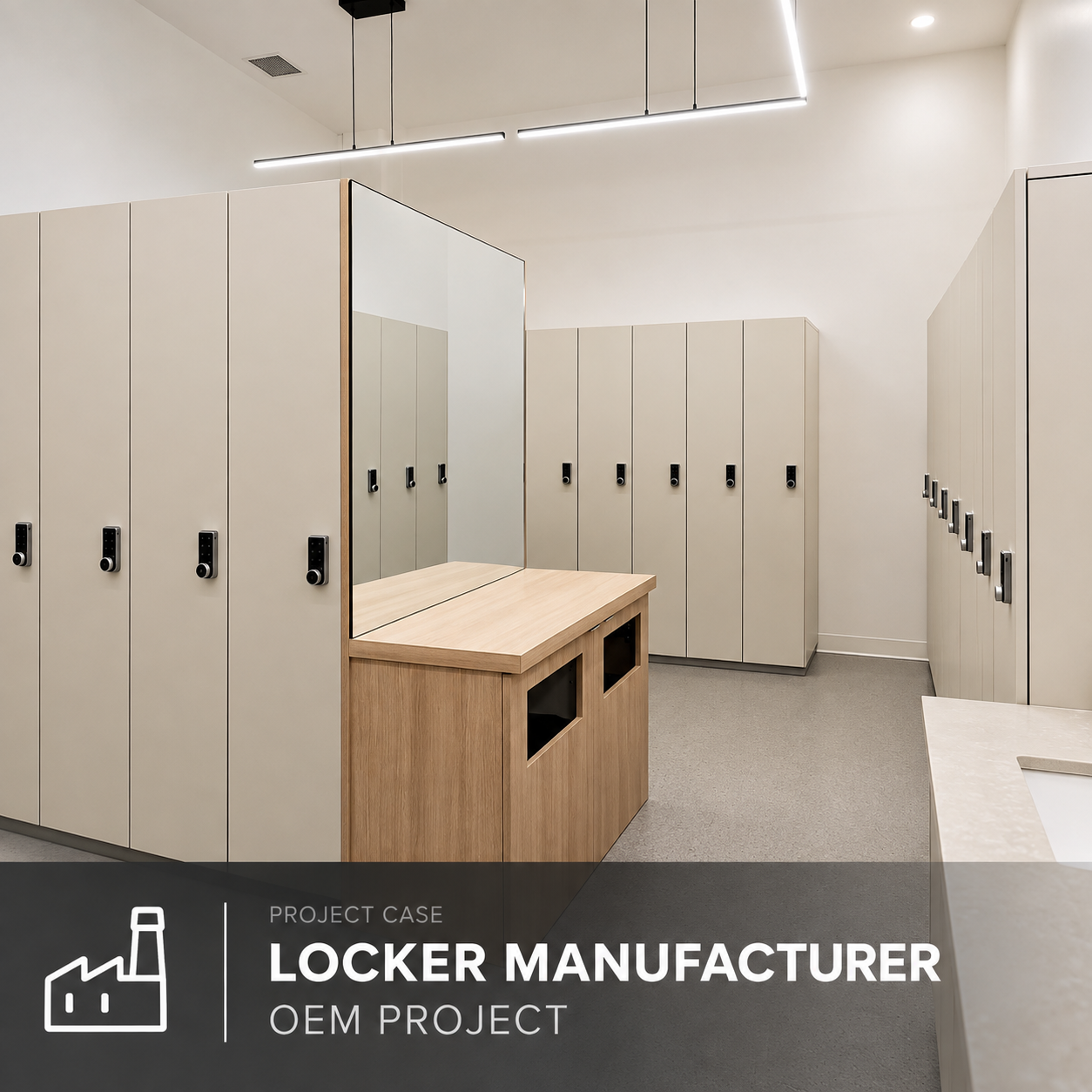 Digital locker lock project for locker manufacturer and OEM applications