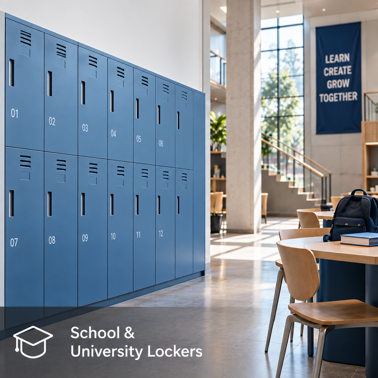 Digital locker locks for school and university lockers