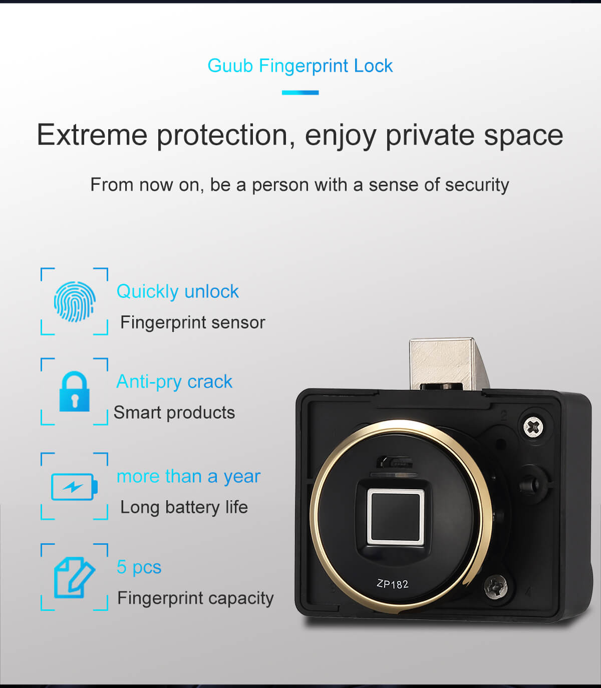 drawer fingerprint lock(4)